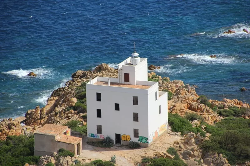 Capo Comino lighthouse