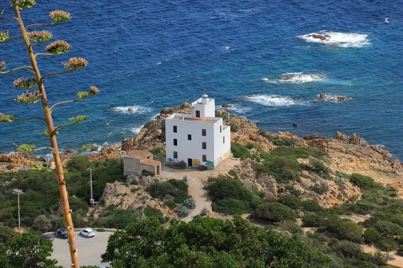 Capo Comino lighthouse