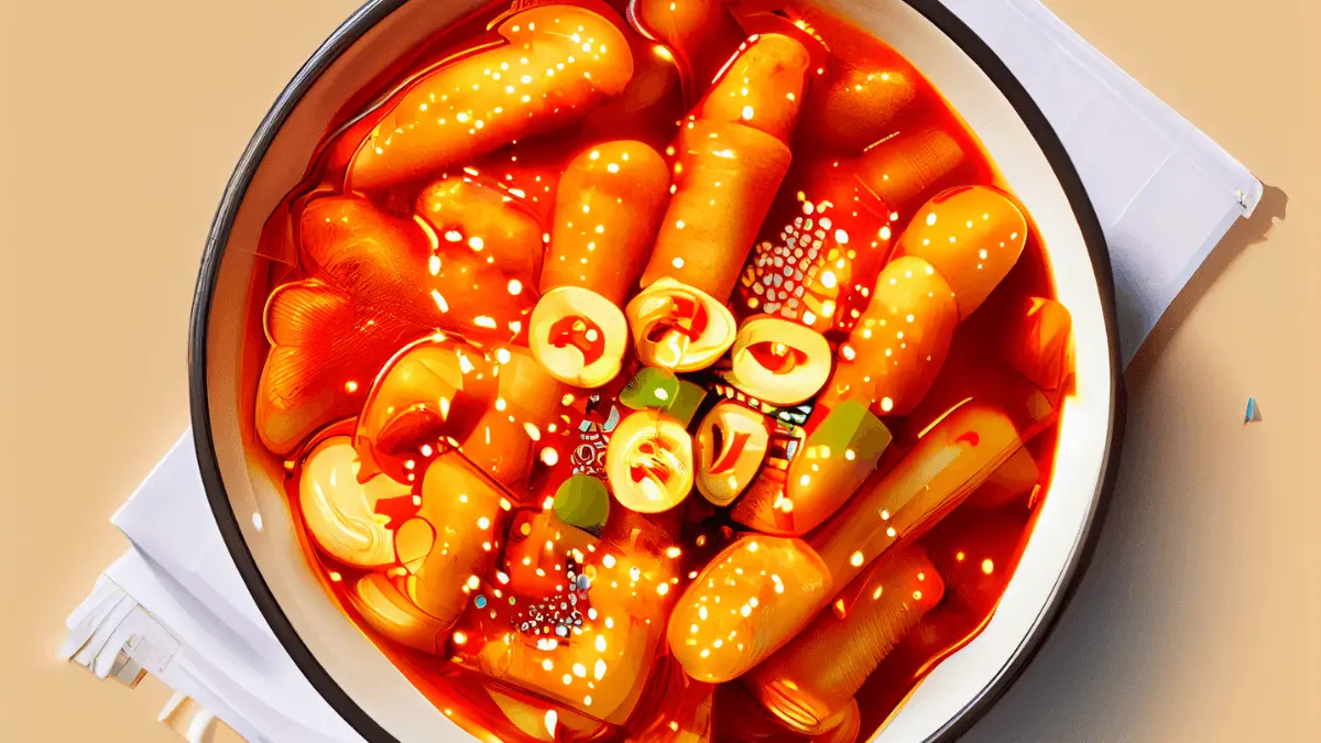 yummy and Spicy Rose tteokbokki