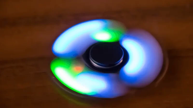 Fidget Spinner with light