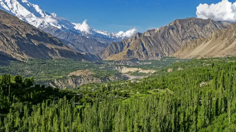 Hunza weather -  Summer 