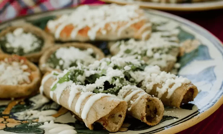 flautas de pollo