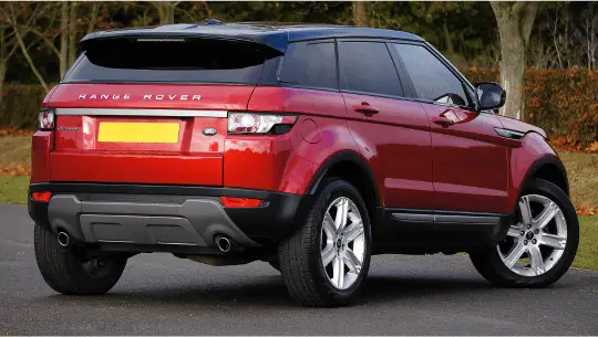 range rover rear view