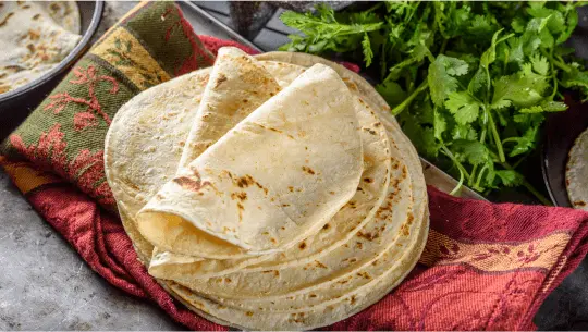 small corn tortillas