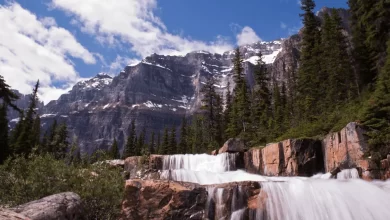 Photo of Giant Steps Waterfall: Nature’s Masterpiece in Banff National Park