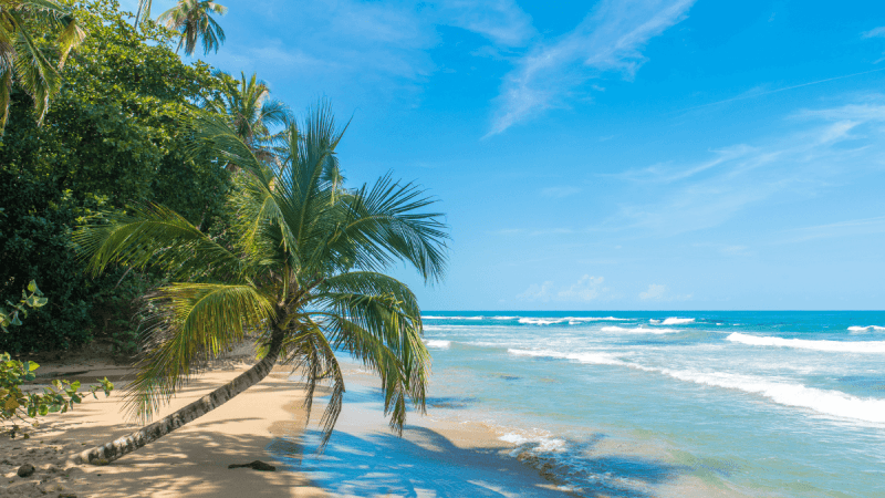 costa rica beautiful beach